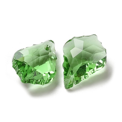 Faceted Glass Pendants GLAA-F068-C23-1