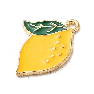 Alloy Enamel Pendants ENAM-E064-25KCG-08-1