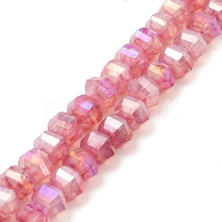 Imitation Jade Glass Beads Strands GLAA-P058-03A-01-1