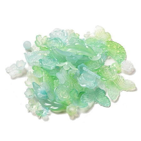 Imitation Jelly Acrylic Beads OACR-H039-02H-1