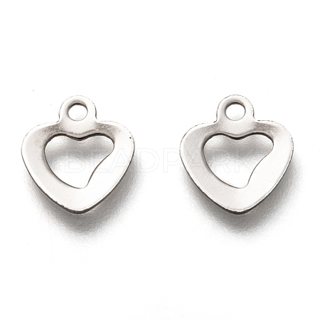 Non-Tarnish 201 Stainless Steel Charms STAS-B001-23P-1