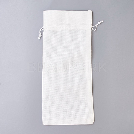 Imitation Burlap Pouches ABAG-WH0012-A09-1