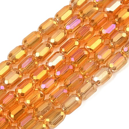 Electroplate Glass Beads Strands EGLA-D031-01S-1
