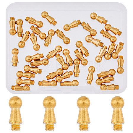 40Pcs Steel Nipple Stud Rivets FIND-FH0008-02G-1