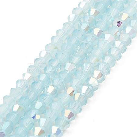 Baking Paint Glass Beads Strands DGLA-F029-J2mm-A07-1