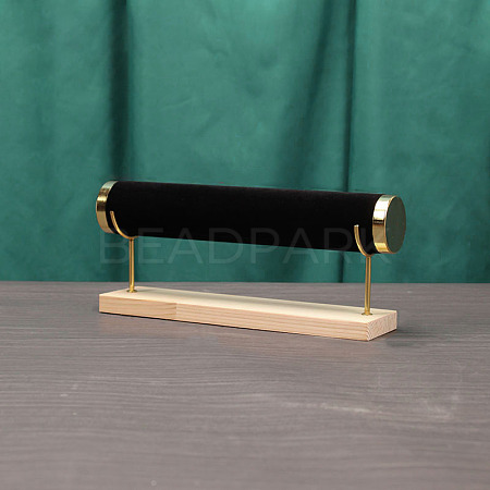 Velvet T Bar Bracelet Holder Stand BDIS-F004-02B-1