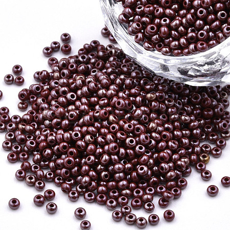 11/0 Czech Opaque Glass Seed Beads SEED-N004-003B-37-1