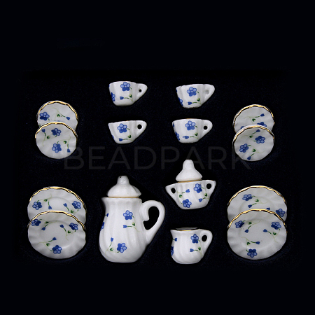 Mini PorcelainTea Set BOTT-PW0001-213A-05-1
