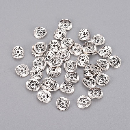 Tibetan Style Wavy Spacer Beads LS-TIBEP-A11067-AS-FF-1