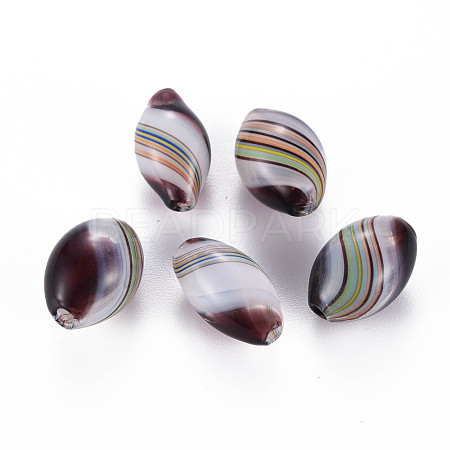Transparent Handmade Blown Glass Globe Beads GLAA-T012-10-1
