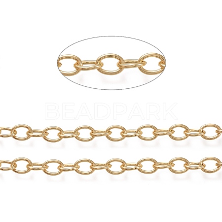Brass Cable Chains CHC-K010-01G-1