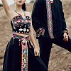 Ethnic Style Embroidery Polyester Ribbons OCOR-WH0070-04B-7