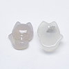 Natural White Agate Pendants G-T122-16E-2