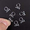Plastic Clip-on Earring Findings KY-F007-03-1