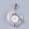 Natural Quartz Crystal Pendants G-F546-A21-2