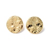 Ion Plating(IP) 304 Stainless Steel Sun with Moon Stud Earrings for Women EJEW-F300-06G-1