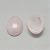 Natural Rose Quartz Cabochons G-R415-14x10-48-2