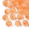 Transparent Crackle Acrylic Beads CACR-N002-08A-2