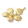 Rack Plating Brass Pendants KK-A229-23G-2