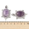 Natural & Synthetic Mixed Gemstone Pendants G-A095-04P-4