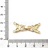 Brass Micro Pave Clear Cubic Zirconia Watch Band Clasps KK-A266-23G-3