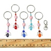 Glass & Acrylic Pendant Keychain KEYC-FS0001-04-5