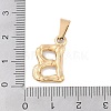 304 Stainless Steel Pendants STAS-F235-01G-B-3