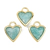 Natural Amazonite Faceted Pendants G-Z154-01G-03-1