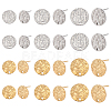   24Pcs 6 Style 304 Stainless Steel Stud Earring Findings STAS-PH0004-56-1