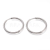 Non-Tarnish 304 Stainless Steel Huggie Hoop Earrings EJEW-L256-02F-P-1