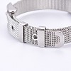 Unisex 304 Stainless Steel Watch Band Wristband Bracelets BJEW-L655-029-4