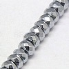 Electroplate Non-magnetic Synthetic Hematite Beads Strands G-J160-B-01-3