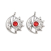 304 Stainless Steel Rhinestone Pendants STAS-Z166-24P-01-1