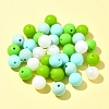 35Pcs Food Grade Eco-Friendly Silicone Focal Beads SIL-FS0001-22F-7