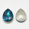 Pointed Back Glass Rhinestone Cabochons RGLA-T081-6x8mm-14-2