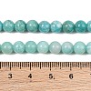 Natural Amazonite Beads Strands G-F461-12-6mm-01-7