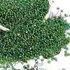Round Transparent Colors Rainbow Glass Seed Beads X-SEED-A007-2mm-167-1