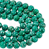 2 Strands Natural Marble Beads Strands G-NB0005-23A-1