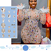 450Pcs 9 Style Glass Rhinestone Cabochons GGLA-HY0001-04-4