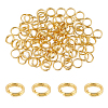 BENECREAT 2 Bags Brass Split Rings FIND-BC0005-12B-1