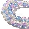 Crackle Glass Beads Strands CCG-C002-8mm-09-3