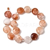 Natural Red Hematoid Quartz/Ferruginous Quartz Beads Strands G-D105-A04-3