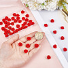 50Pcs Cinnabar Beads CARL-HY0001-04-3