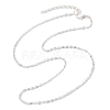 Brass Cable Chain Necklaces NJEW-JN04511-02-1