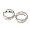 Alloy Spring Ring Clasps AL-B004-01P-A-3