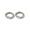 Tarnish Resistant 304 Stainless Steel Open Jump Rings X-STAS-R065-43-4