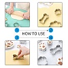 Tarnish Resistant 304 Stainless Steel Cookie Cutters LS-DIY-E012-55-3
