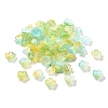 Acrylic Bead Caps OACR-Z028-03G-1