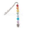 Tibetan Style Alloy Bookmarks for Halloween's Day AJEW-JK00165-02-1
