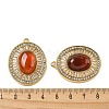Natural Carnelian(Dyed & Heated) Oval Pendants STAS-L080-010G-01-3